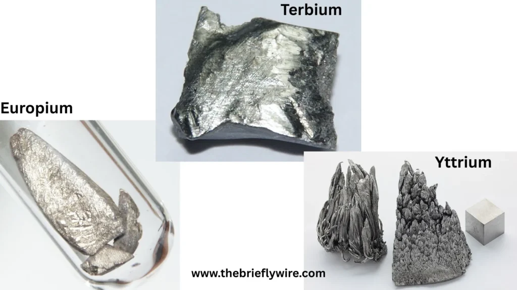 Europium, Terbium, Yttrium