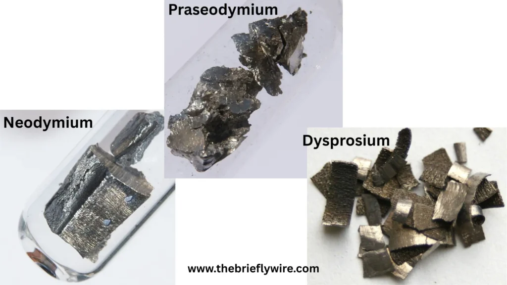 Neodymium, Praseodymium, Dysprosium