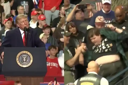 President Mocks Protesters Weight