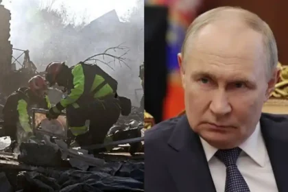 Russia attacked a power plant in Ukraine