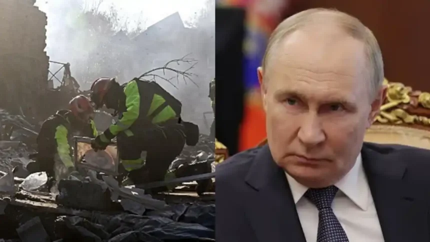 Russia attacked a power plant in Ukraine