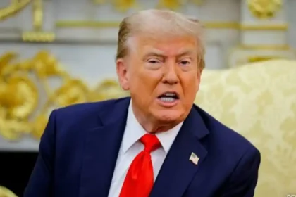 President Donald Trump speaking